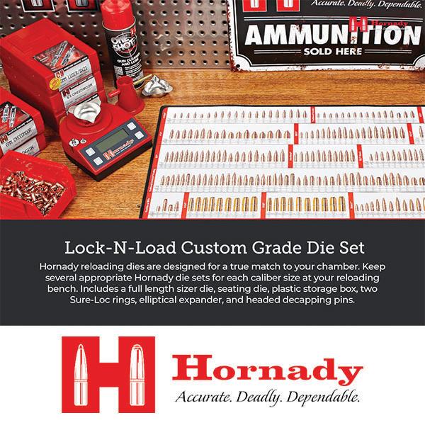 Hornady Custom Grade New Dimension Series I Rifle 2-Die Set .308 Win Picture of Hornady Reloading PC CUSTOM DIE SET 308 WIN