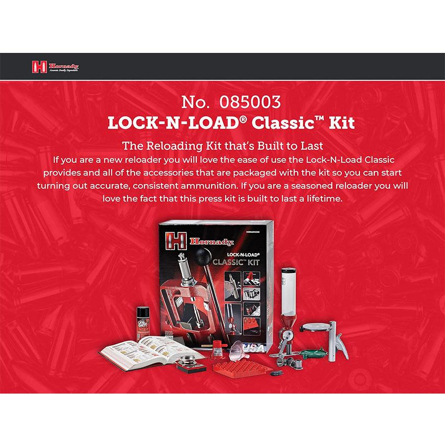 Hornady Lock-N-Load Classic Kit with Case Prep Duo Picture of Hornady Reloading LOCK-N-LOAD CLASSIC KIT with Free CASE PREP DUO