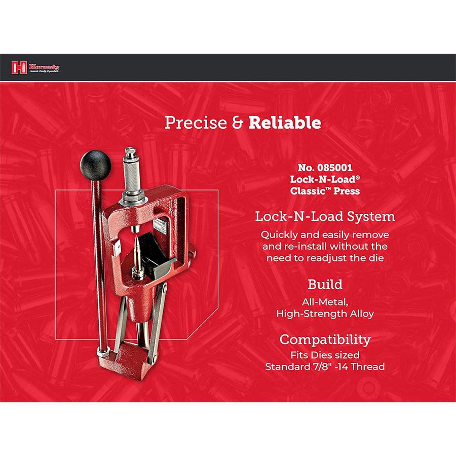Hornady Lock-N-Load Classic Kit with Case Prep Duo Picture of Hornady Reloading LOCK-N-LOAD CLASSIC KIT with Free CASE PREP DUO