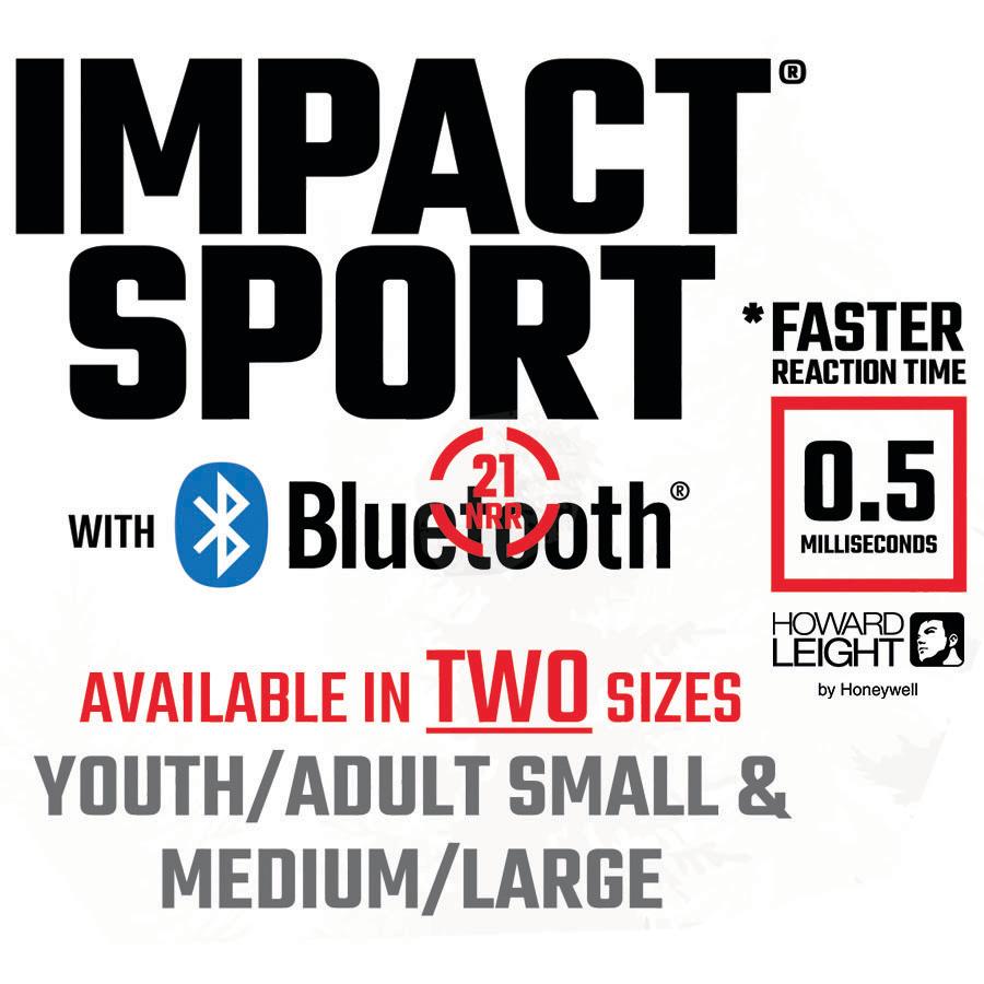 Impact Sport Electronic Earmuff NRR 22db Multi-Cam Black - Howard Leight by Honeywell Picture of Honeywell Safety Products USA IMPACT SPORT MULTI-CAM BLACK ELECTRONIC EARMUFF