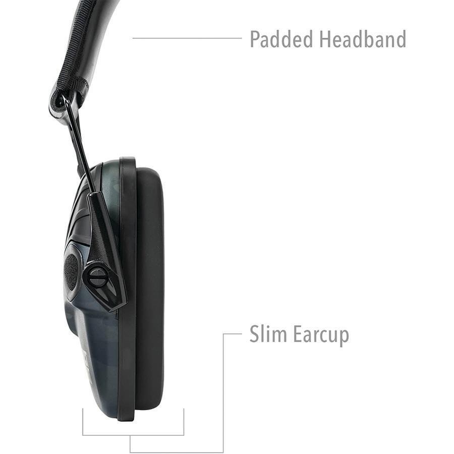 Impact Sport Electronic Earmuff NRR 22db Multi-Cam Black - Howard Leight by Honeywell Picture of Honeywell Safety Products USA IMPACT SPORT MULTI-CAM BLACK ELECTRONIC EARMUFF