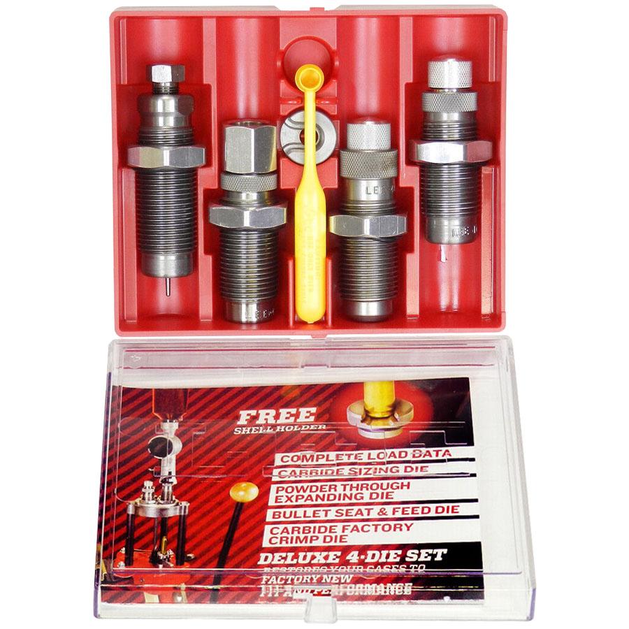 Lee Carbide Deluxe Pistol 4-Die Set .38 Spl /.357 Mag Picture of Lee Precision LEE 4 DIE SET 38/357 CARBIDE