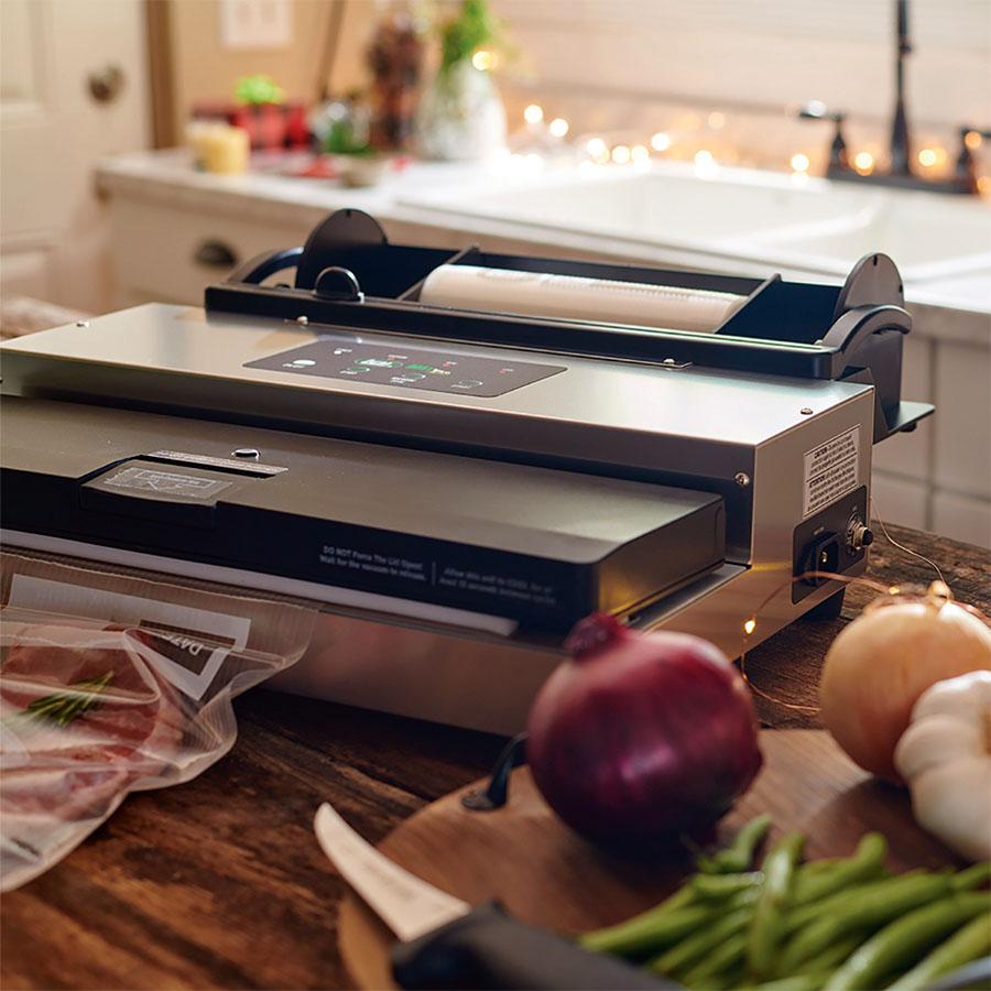 LEM Products MaxVac 500 Vacuum Sealer w/Bag Holder & Cutter Picture of LEM Products LEM Products Maxvac 500 w/Bag Holder & Cutter