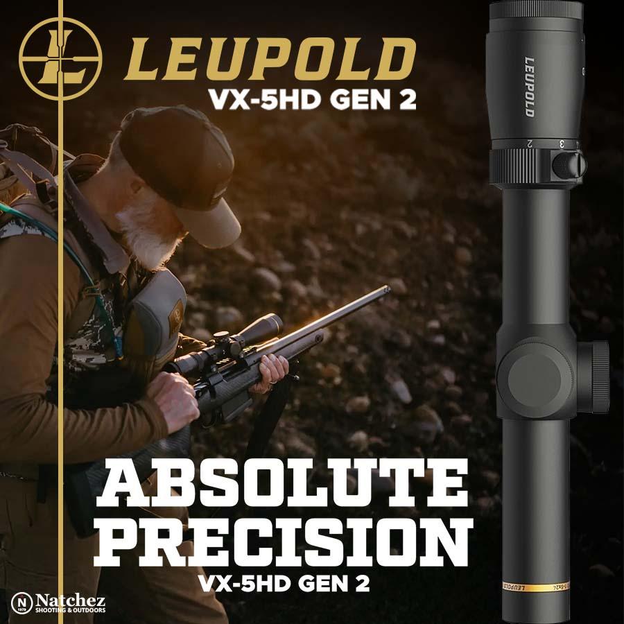 Leupold VX-5HD Gen 2 Rifle Scope 1-5x24 (30mm) Metric Illum. FireDot 4 Fine Picture of Leupold & Stevens Inc. Leupold VX-5HD Gen 2 1-5x24 (30mm) Metric Illum. FireDot 4 Fine