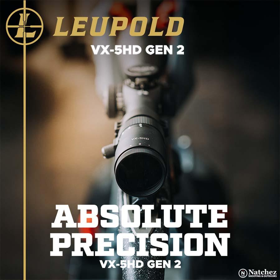 Leupold VX-5HD Gen 2 Rifle Scope 1-5x24 (30mm) Metric Illum. FireDot 4 Fine Picture of Leupold & Stevens Inc. Leupold VX-5HD Gen 2 1-5x24 (30mm) Metric Illum. FireDot 4 Fine