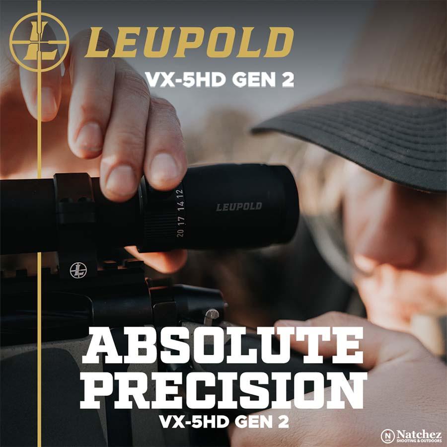 Leupold VX-5HD Gen 2 Rifle Scope 1-5x24 (30mm) Metric Illum. FireDot 4 Fine Picture of Leupold & Stevens Inc. Leupold VX-5HD Gen 2 1-5x24 (30mm) Metric Illum. FireDot 4 Fine