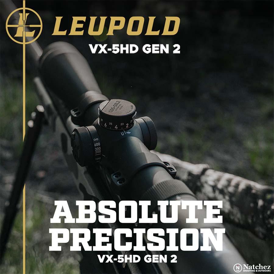 Leupold VX-5HD Gen 2 Rifle Scope 1-5x24 (30mm) Metric Illum. FireDot 4 Fine Picture of Leupold & Stevens Inc. Leupold VX-5HD Gen 2 1-5x24 (30mm) Metric Illum. FireDot 4 Fine