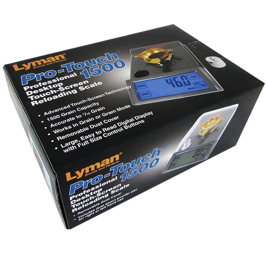 Lyman Pro-Touch 1500 Professional Desktop Touch-Screen Reloading Scale Picture of Lyman PRO-TOUCH DESKTOP RELOAD SCALE