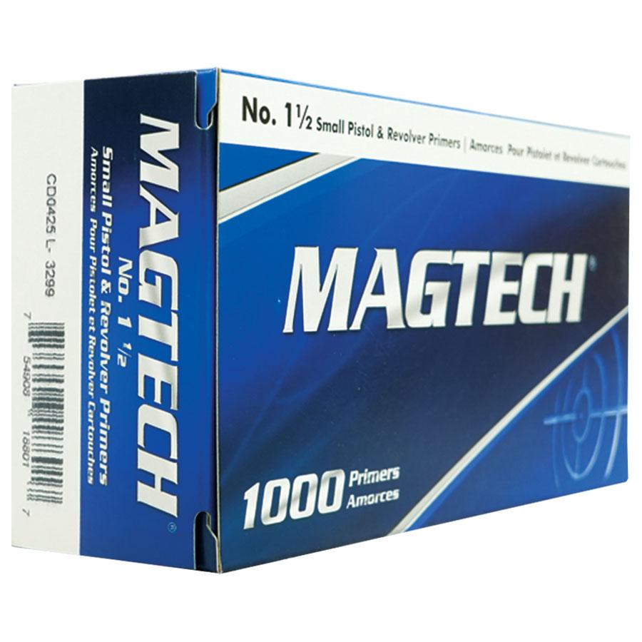Magtech Small Pistol Primer No.1½ - 1000/ct Picture of Magtech Ammunition CompanyInc Magtech Small Pistol Primer (1½NATO) 1000/Box