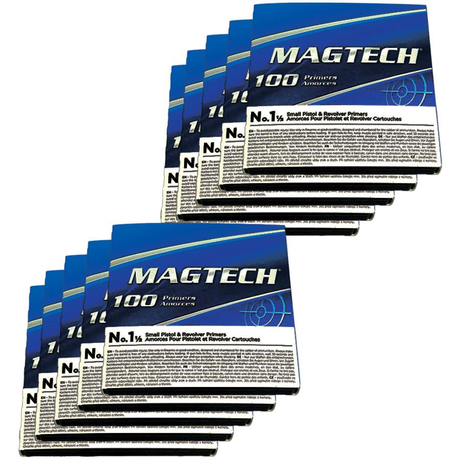 Magtech Small Pistol Primer No.1½ - 1000/ct Picture of Magtech Ammunition CompanyInc Magtech Small Pistol Primer (1½NATO) 1000/Box