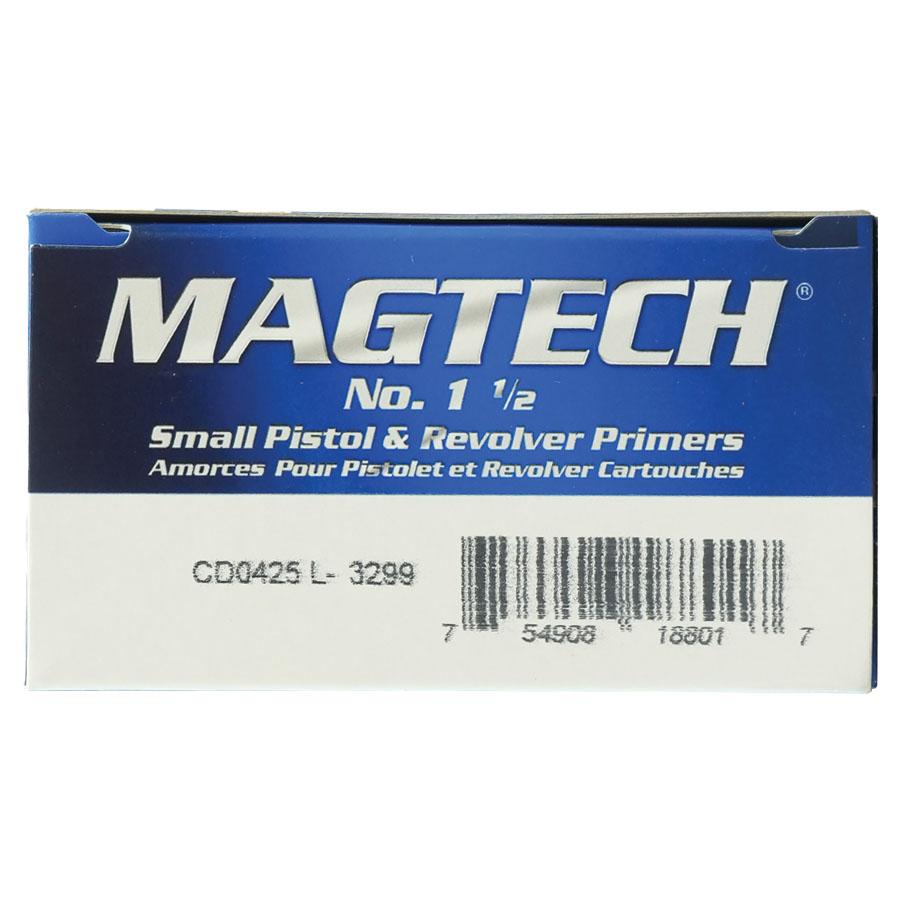 Magtech Small Pistol Primer No.1½ - 1000/ct Picture of Magtech Ammunition CompanyInc Magtech Small Pistol Primer (1½NATO) 1000/Box