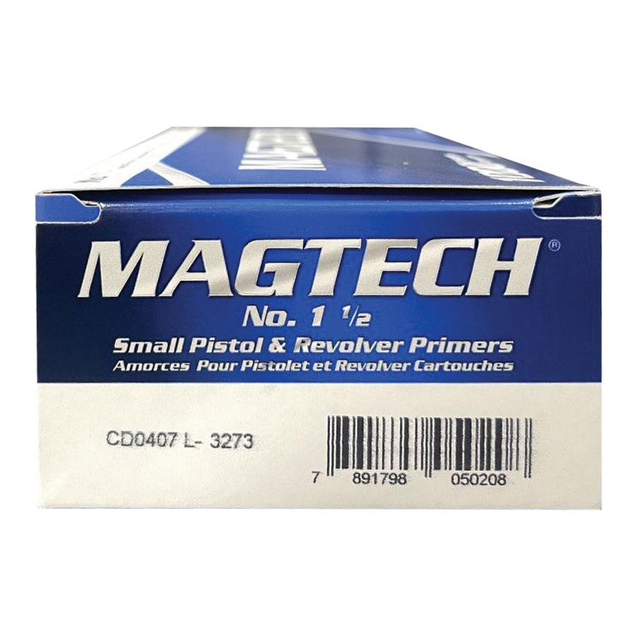 Magtech Small Pistol Primer No.1½ - 1000/ct Picture of Magtech Ammunition CompanyInc Magtech Small Pistol Primer (1½NATO) 1000/Box