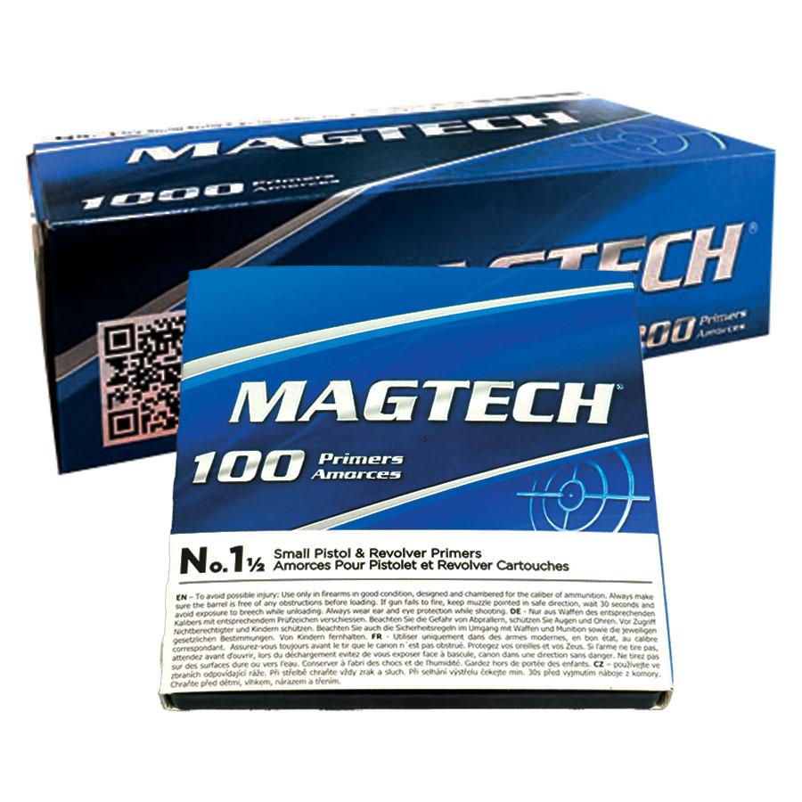 Magtech Small Pistol Primer No.1½ - 1000/ct Picture of Magtech Ammunition CompanyInc Magtech Small Pistol Primer (1½NATO) 1000/Box