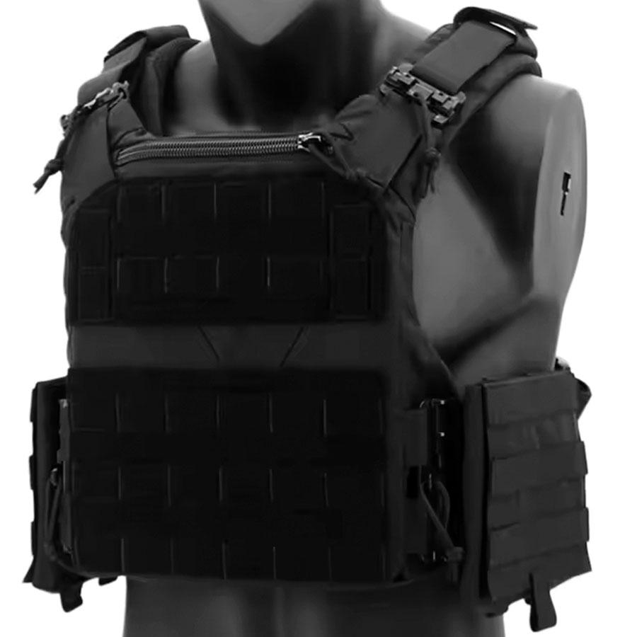 MKS Full Forge Gear Plate Carrier Shelter Black Picture of MKS SUPPLY LLC MKS Plate Carrier Shelter Black