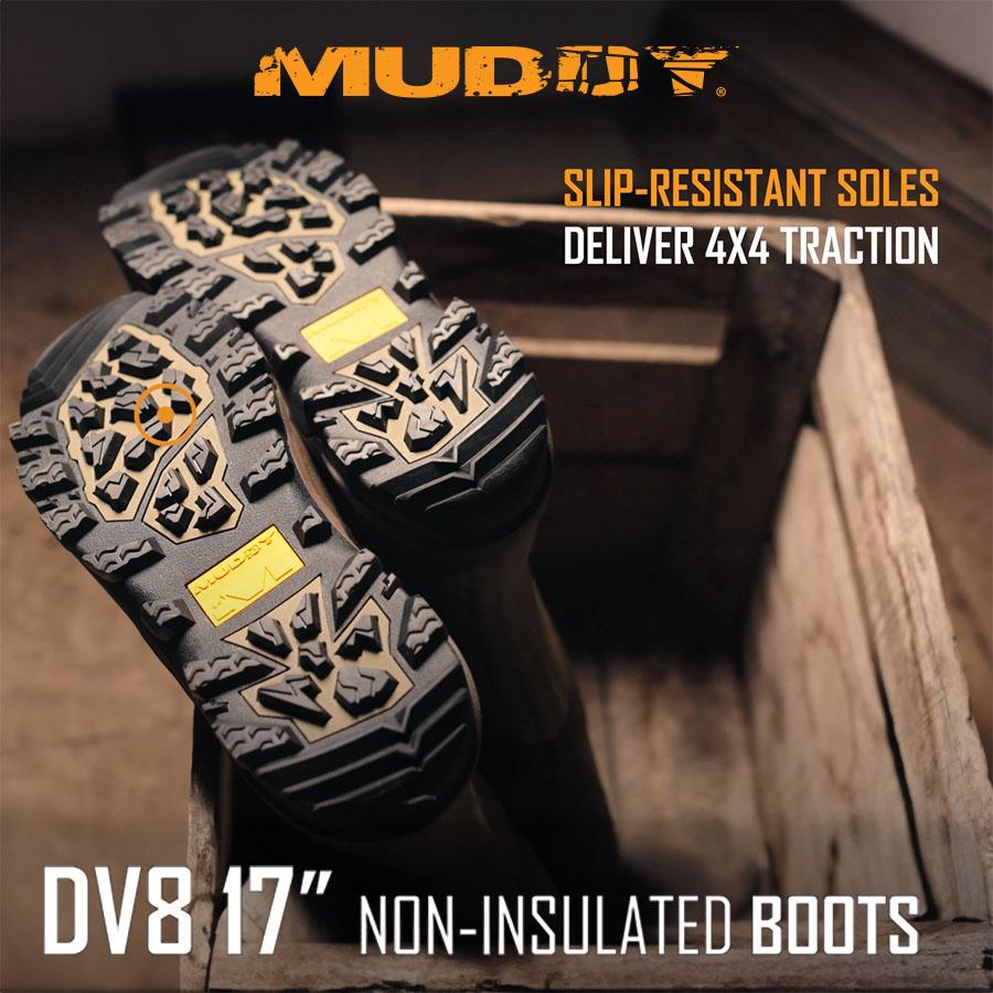 Muddy DV8 17" Non-Insulated Boots Clay Size 10D Picture of Gsm MUDDY 17in NON-INSULATED BOOT / CLAY / SIZE 10D