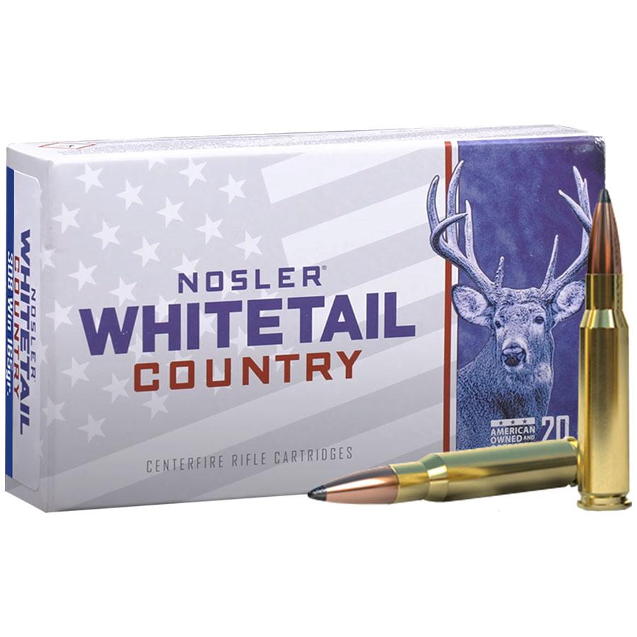 Nosler Whitetail Country Rifle Ammunition .308 Win 165gr SP 2800 fps 20/ct Picture of Nosler Bullets Inc. Nosler WCA-308 Win 165g SB SP (20ct) Ammo