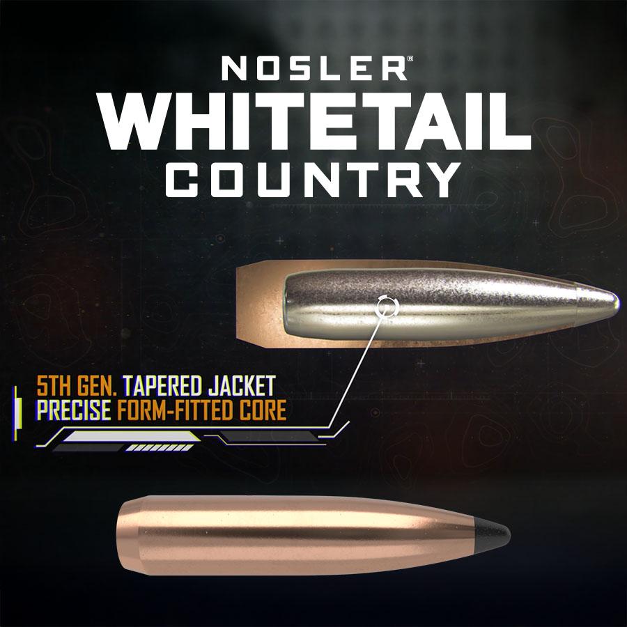 Nosler Whitetail Country Rifle Ammunition .270 Win 130gr SP 3060 fps 20/ct Picture of Nosler Bullets Inc. Nosler WCA-270 Win 130g SB SP (20ct) Ammo