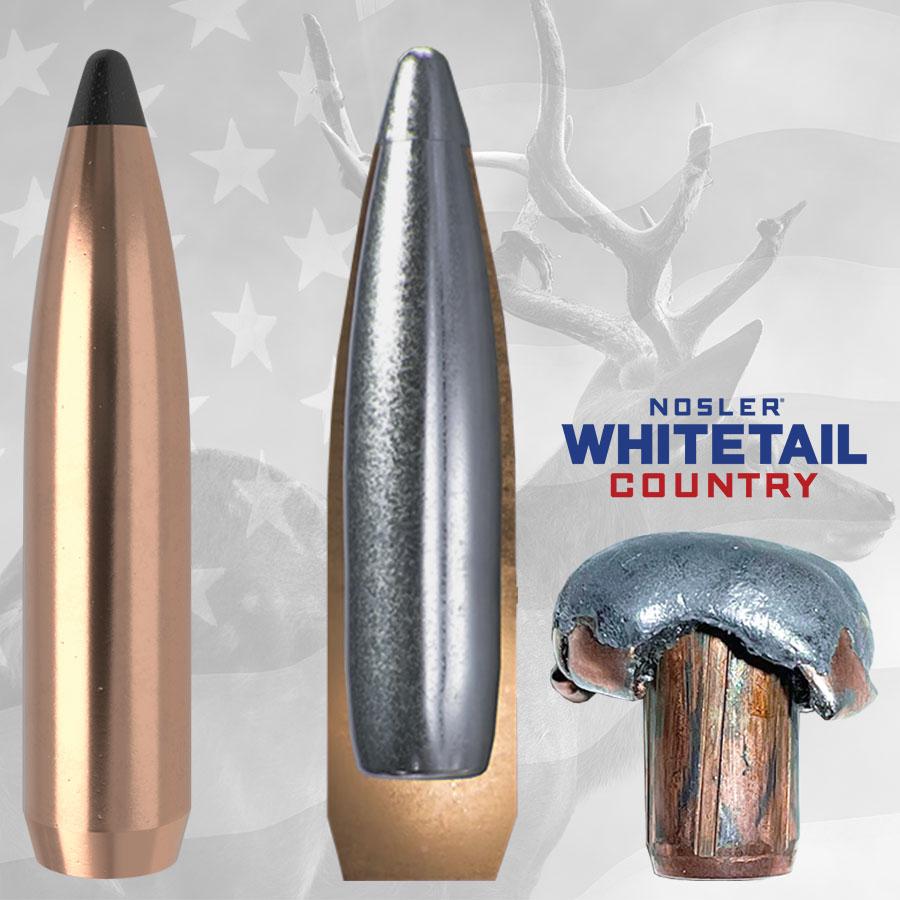 Nosler Whitetail Country Rifle Ammunition .270 Win 130gr SP 3060 fps 20/ct Picture of Nosler Bullets Inc. Nosler WCA-270 Win 130g SB SP (20ct) Ammo