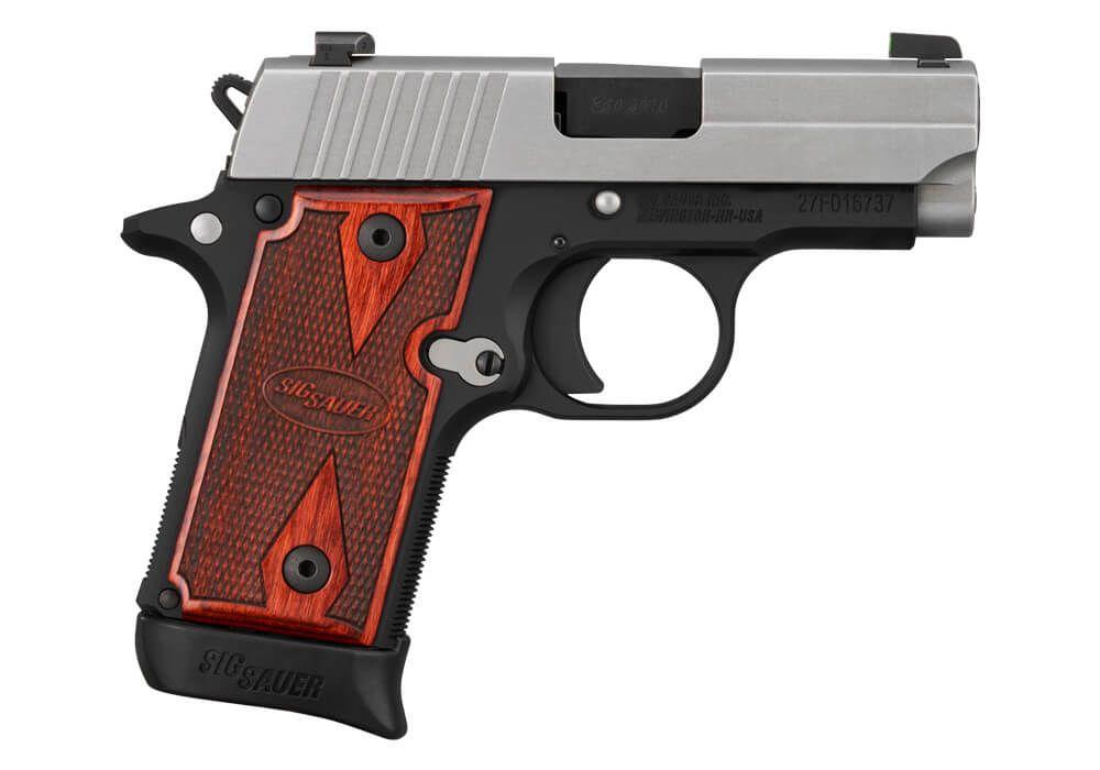 SIG P238 380ACP Two Tone (1)6RD(1)7RD MANUAL SAFETY Picture of Sig Sauer SIG P238 380ACP 2.7IN 2-T STNLS X-RAY 3 WD GRP (1)6RD(1)7RD MANUAL SAFETY