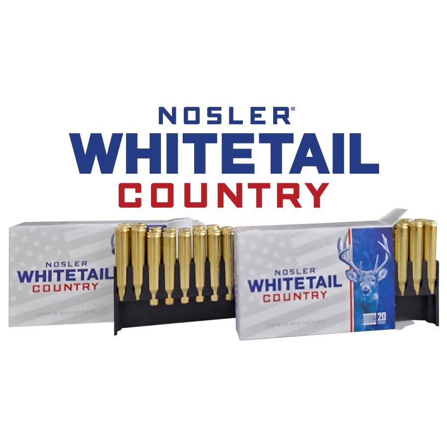 Nosler Whitetail Country Rifle Ammunition 6.5  Creedmoor 140gr SP 2650 fps 20/ct Picture of Nosler Bullets Inc. Nosler WCA-6.5mm Creedmoor 140g SB SP (20ct) Ammo