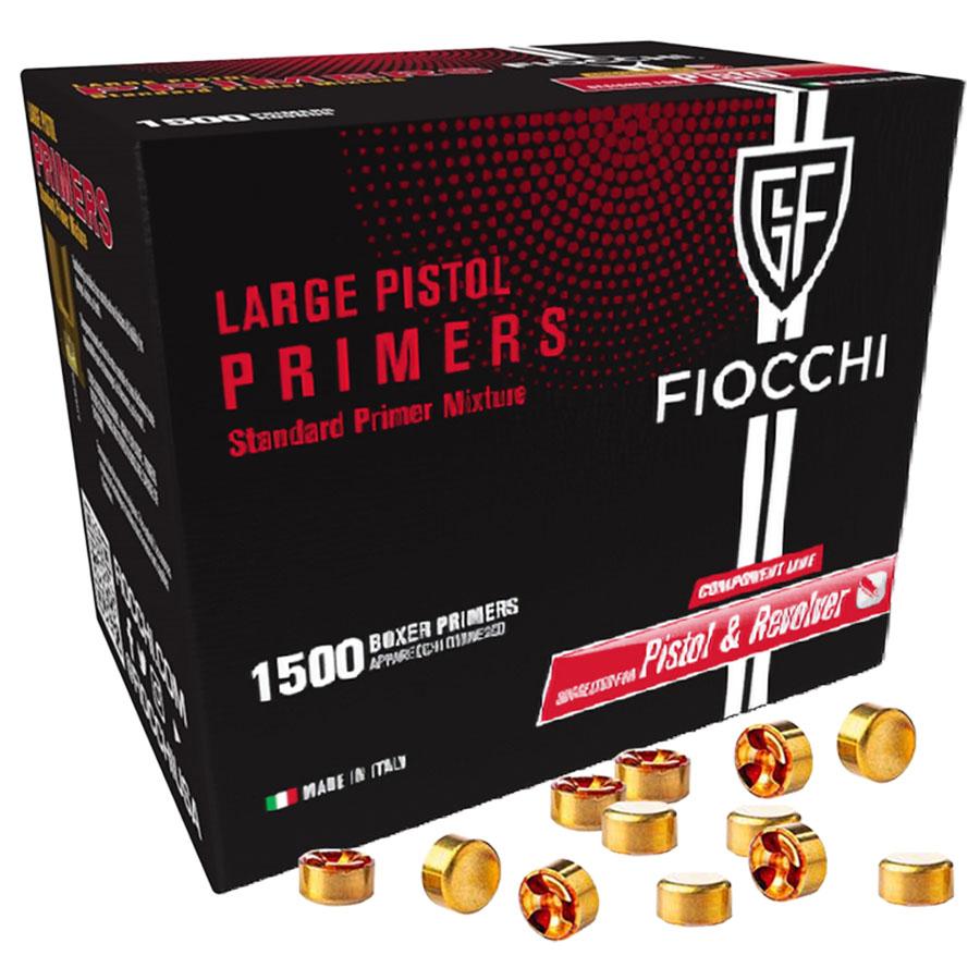Fiocchi Large Pistol Primers - 1500/ct Picture of Fiocchi Ammunition Fiocchi Large Pistol Primers 1500 per Box