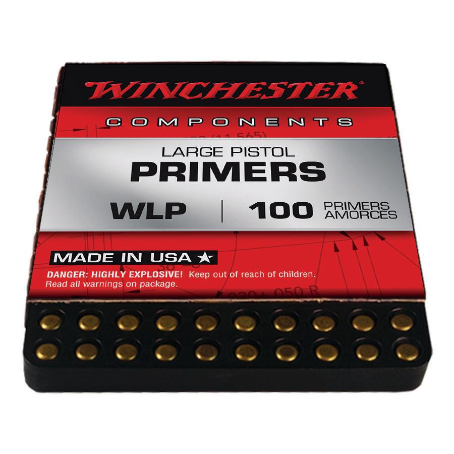 Winchester Large Pistol Primers Picture of Winchester Ammunition WINCHESTER PRIMERS LARGE PISTOL 1000/CT