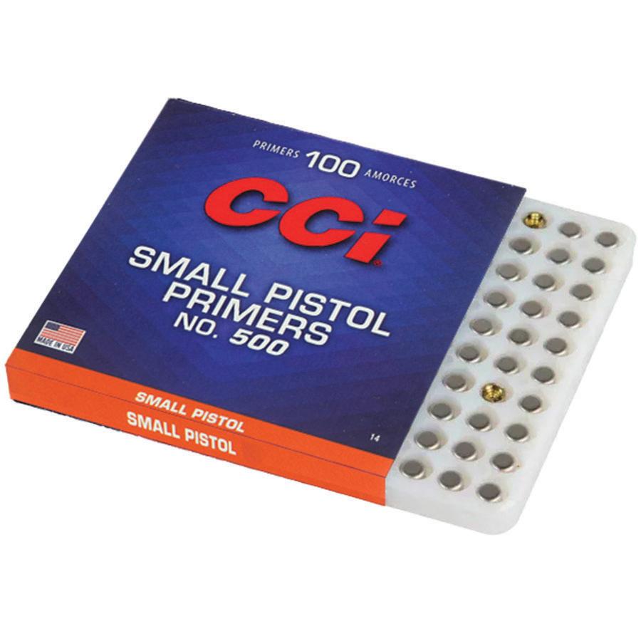 CCI Standard Primers #500 Small Pistol 1000/ct Picture of Cci CCI #500 STD SMALL PISTOL PRIMER 1000CT