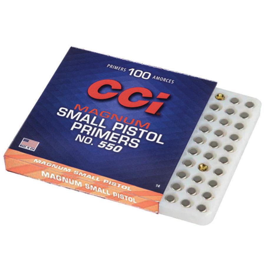 CCI Standard Primers #550 Magnum Small Pistol 1000/ct Picture of Cci CCI #550 MAG SMALL PISTOL PRIMER 1000CT