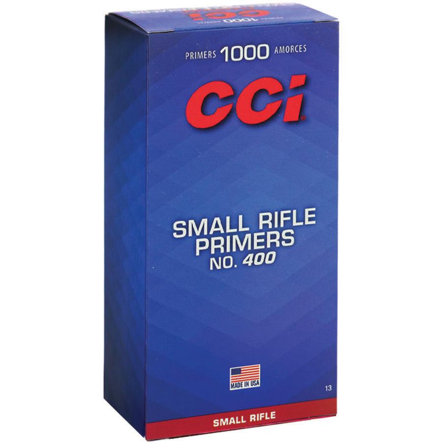 CCI Standard Primers #400 Small Rifle - 1000/ct Picture of Cci CCI #400 STD SMALL RIFLE PRIMER 1000CT