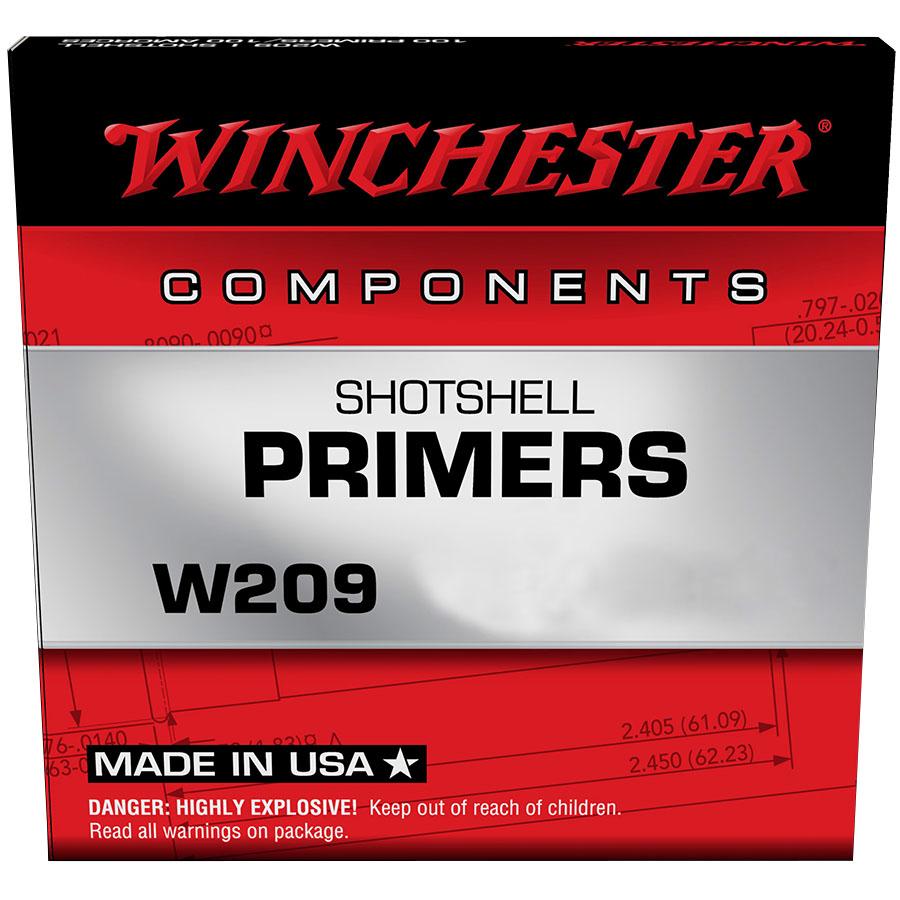 Winchester #209 Shotgun Primers Picture of Winchester Ammunition WINCHESTER PRIMERS #209 1000/CT