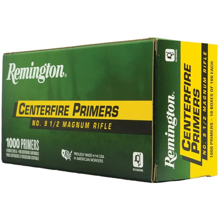 Remington Centerfire Large Rifle Primers- 9-1/2 Magnum Rifle Picture of Remington Bulk Components REMINGTON PRIMER 9-1/2 LARGE RIFLE MAGNUM 1000/CT