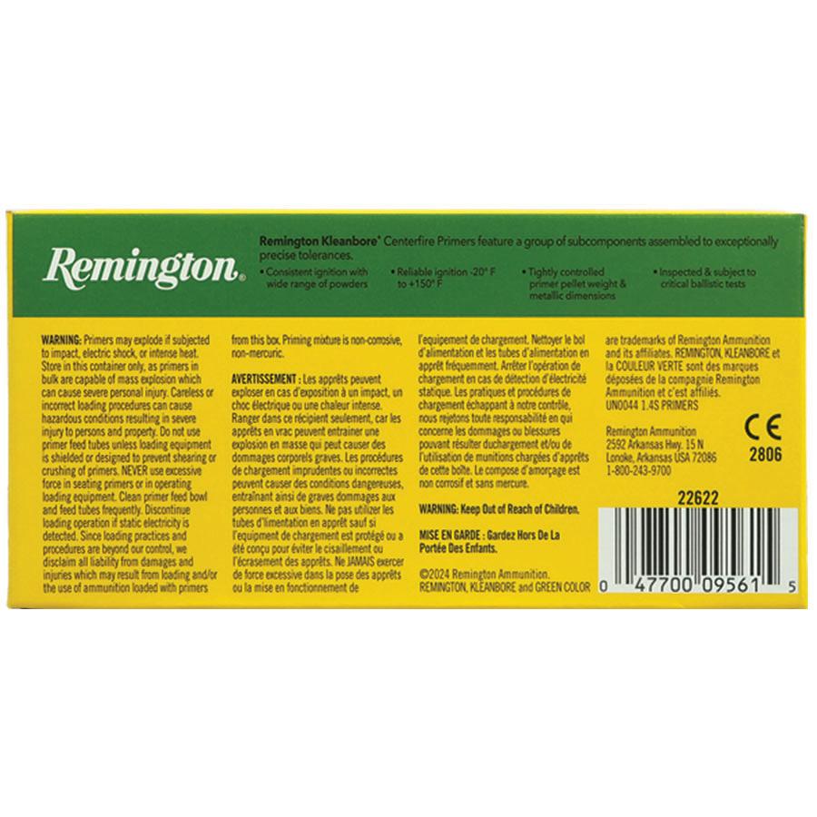 Remington Centerfire Large Rifle Primers- 9-1/2 Magnum Rifle Picture of Remington Bulk Components REMINGTON PRIMER 9-1/2 LARGE RIFLE MAGNUM 1000/CT