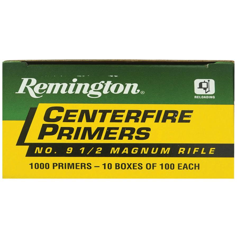 Remington Centerfire Large Rifle Primers- 9-1/2 Magnum Rifle Picture of Remington Bulk Components REMINGTON PRIMER 9-1/2 LARGE RIFLE MAGNUM 1000/CT