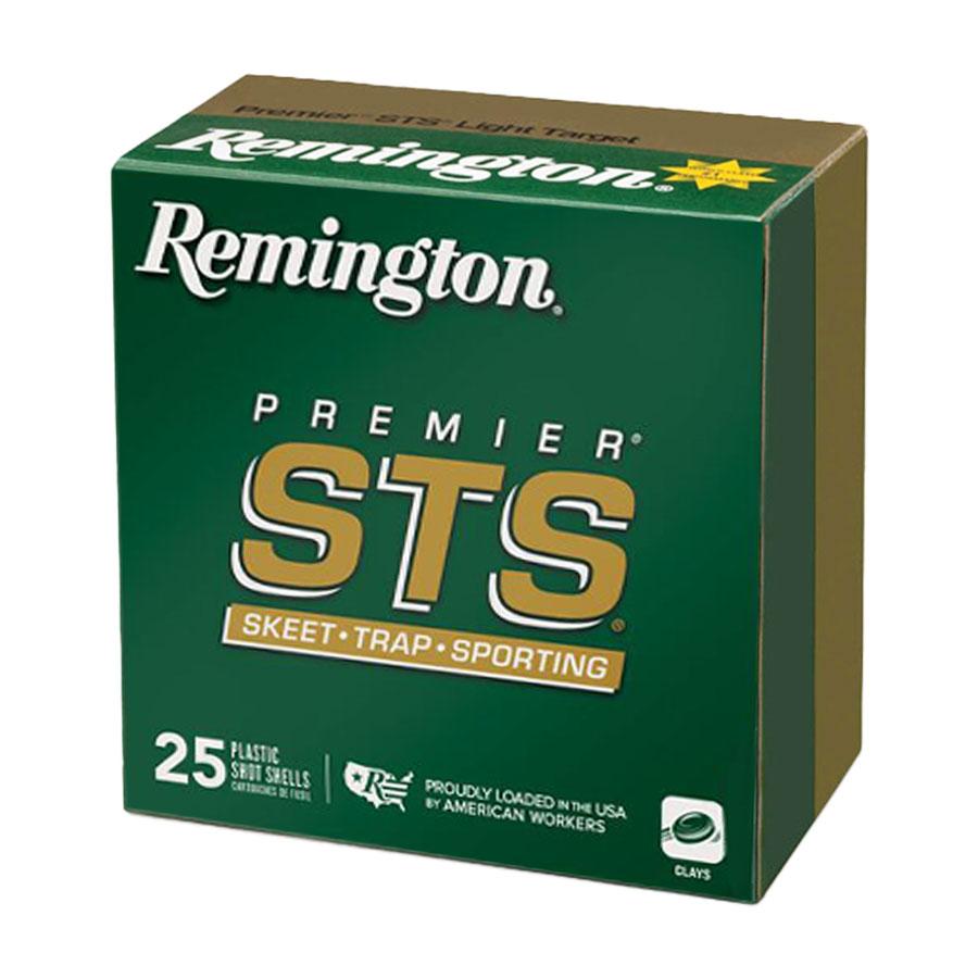 Remington Primer STS Target Shotshells 12ga 2-3/4 in 1-1/8oz #9 1145 fps 25/ct Picture of Remington Arms Co. Inc. REMINGTON PREMIER STS TARGET LOAD 12GA 2-3/4IN2-3/4DRAM 1-1/8OZ 9 AMMO 25RD