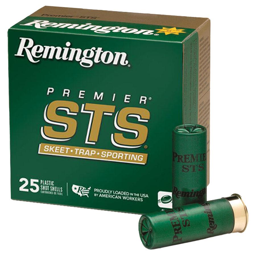 Remington Primer STS Target Shotshells 12ga 2-3/4 in 1-1/8oz #9 1145 fps 25/ct Picture of Remington Arms Co. Inc. REMINGTON PREMIER STS TARGET LOAD 12GA 2-3/4IN2-3/4DRAM 1-1/8OZ 9 AMMO 25RD