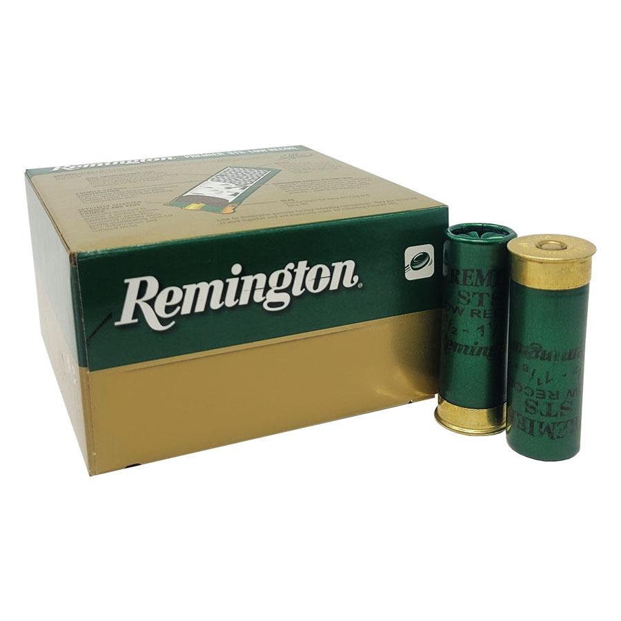 Remington Primer STS Target Shotshells 12ga 2-3/4 in 1-1/8oz #9 1145 fps 25/ct Picture of Remington Arms Co. Inc. REMINGTON PREMIER STS TARGET LOAD 12GA 2-3/4IN2-3/4DRAM 1-1/8OZ 9 AMMO 25RD