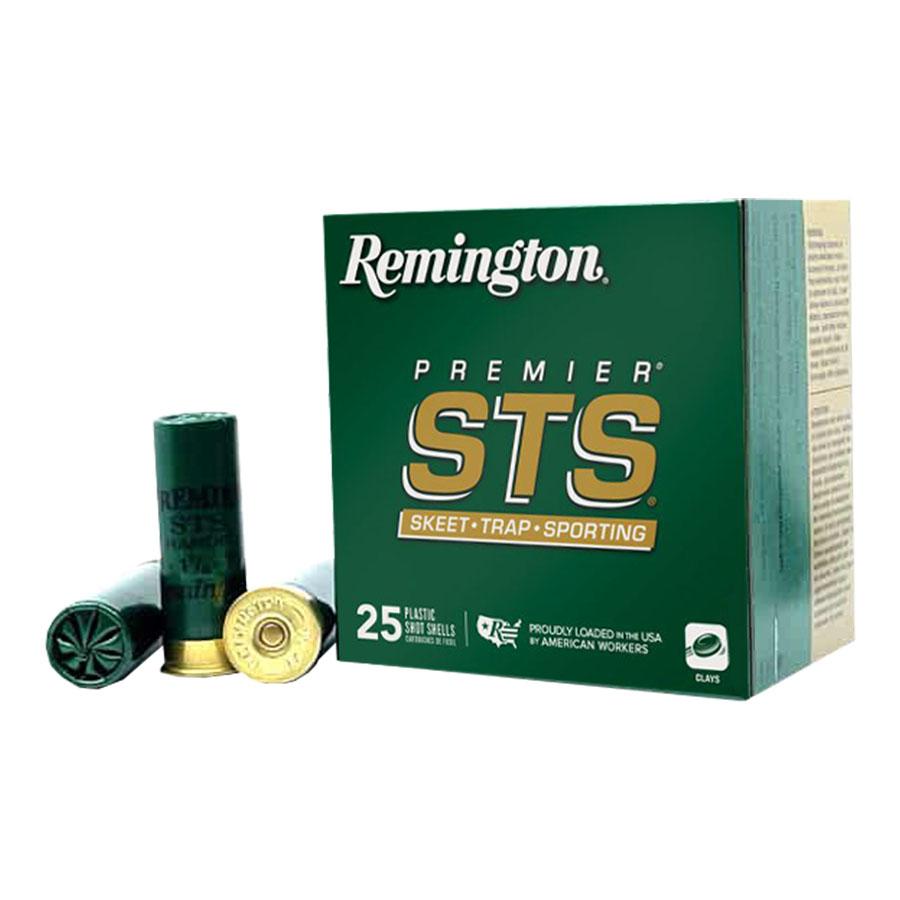 Remington Primer STS Target Shotshells 12ga 2-3/4 in 1-1/8oz #9 1145 fps 25/ct Picture of Remington Arms Co. Inc. REMINGTON PREMIER STS TARGET LOAD 12GA 2-3/4IN2-3/4DRAM 1-1/8OZ 9 AMMO 25RD