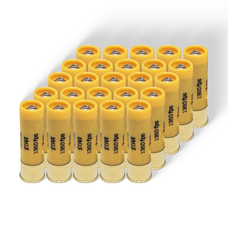Rio Royal Star Slug Shotshell 20 ga 2-3/4" 7/8oz 1360 fps Slug 25/ct Picture of Rio Outdoors Corp Royal Star Slug 20ga 2-3/4" 7/8oz 1360fps 25RD
