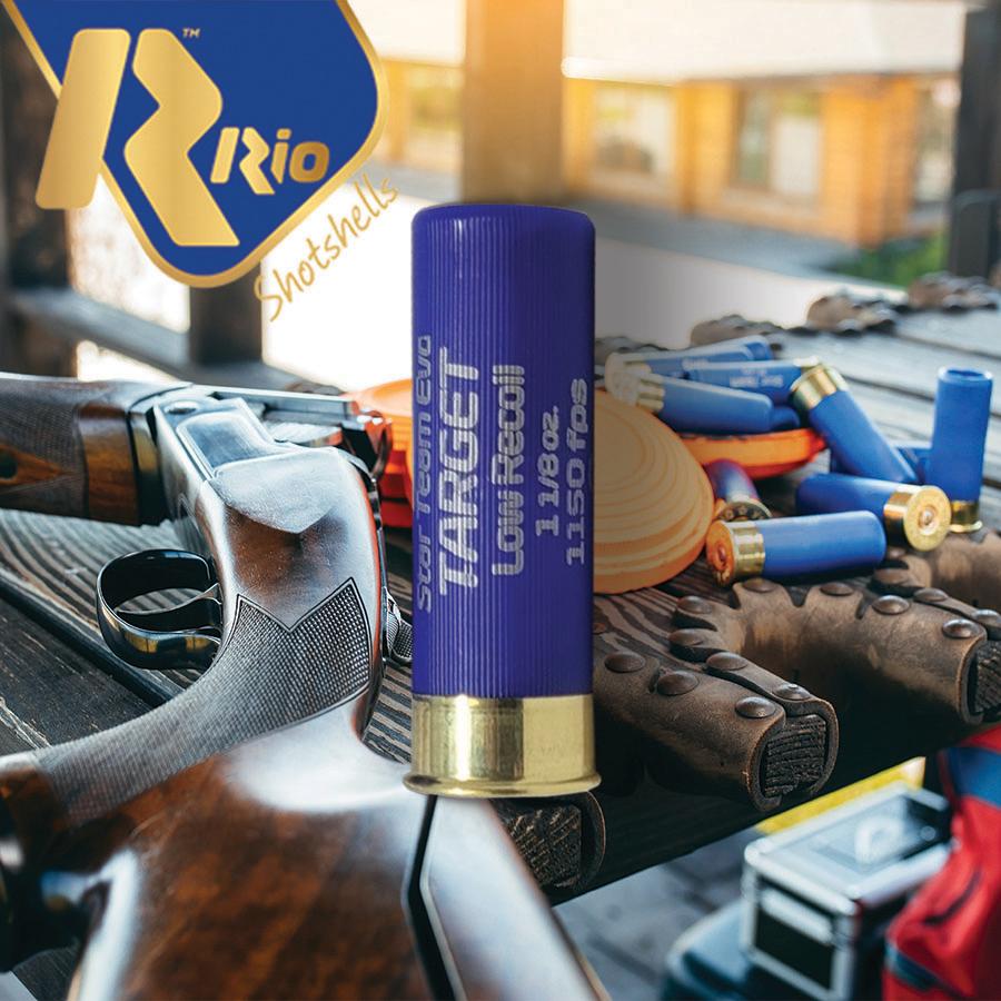 Rio Star Team EVO Shotgun Ammo 32 Low Recoil 12ga 2-3/4" 1150fps 1-1/8oz 8 Shot 25/ct Picture of Rio Outdoors Corp Star Team EVO 32 Low Recoil 12ga 2-3/4" 1150fps 1-1/8oz #8