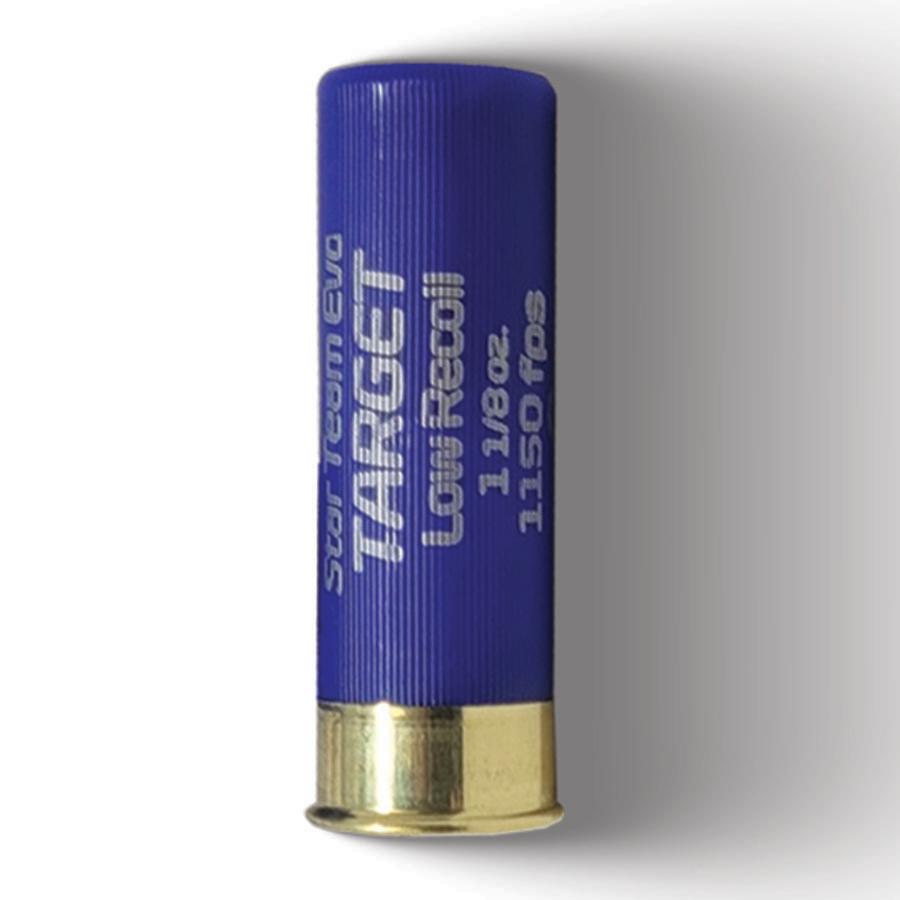 Rio Star Team EVO Shotgun Ammo 32 Low Recoil 12ga 2-3/4" 1150fps 1-1/8oz 8 Shot 25/ct Picture of Rio Outdoors Corp Star Team EVO 32 Low Recoil 12ga 2-3/4" 1150fps 1-1/8oz #8