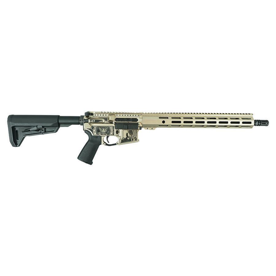 Shark Coast SCC-15 "Trump Fight" Rifle 5.56mm 30rd Magazine 16?? Barrel Champagne Finish Magpul Stock and Grip