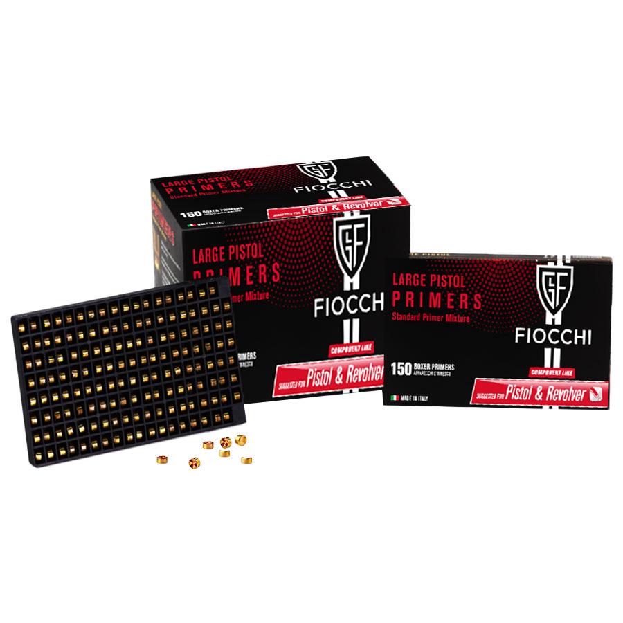 Fiocchi Large Pistol Primers - 1500/ct Picture of Fiocchi Ammunition Fiocchi Large Pistol Primers 1500 per Box