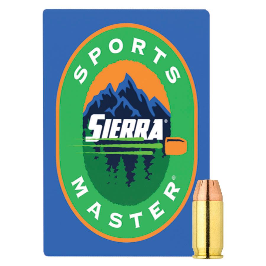 Sierra Sports Master Handgun Ammunition .380 Auto 90 gr JHP 990 fps 20/ct Picture of Sierra Bullets Sierra Sports Master 380 Auto 90 GR JHP Ammo 20 rnds