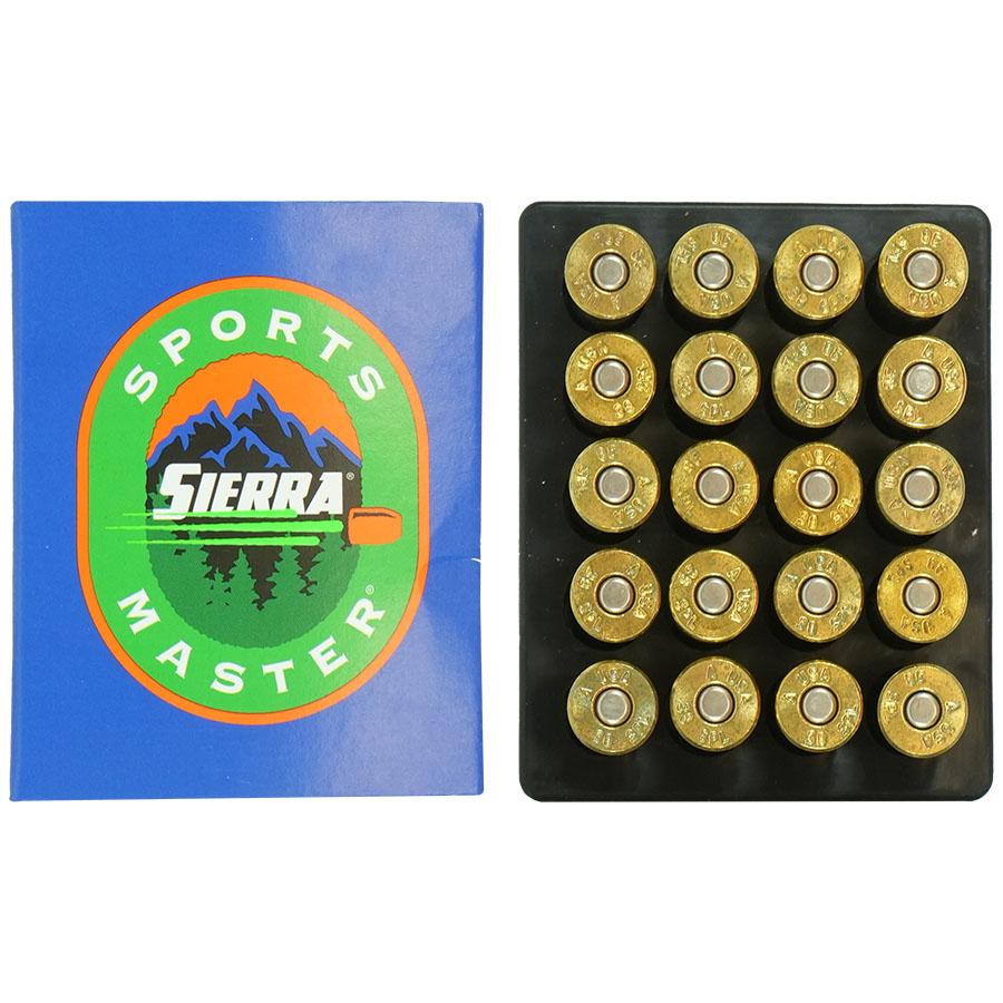 Sierra Sports Master Handgun Ammunition .38 Spl 125gr JHP 20/ct Picture of Sierra Bullets Sierra Sportsmaster 38 Special 125gr JHP Ammo 20/Box