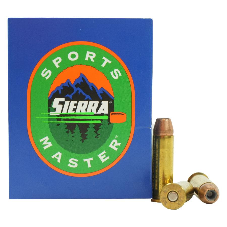 Sierra Sports Master Handgun Ammunition .38 Spl 125gr JHP 20/ct Picture of Sierra Bullets Sierra Sportsmaster 38 Special 125gr JHP Ammo 20/Box