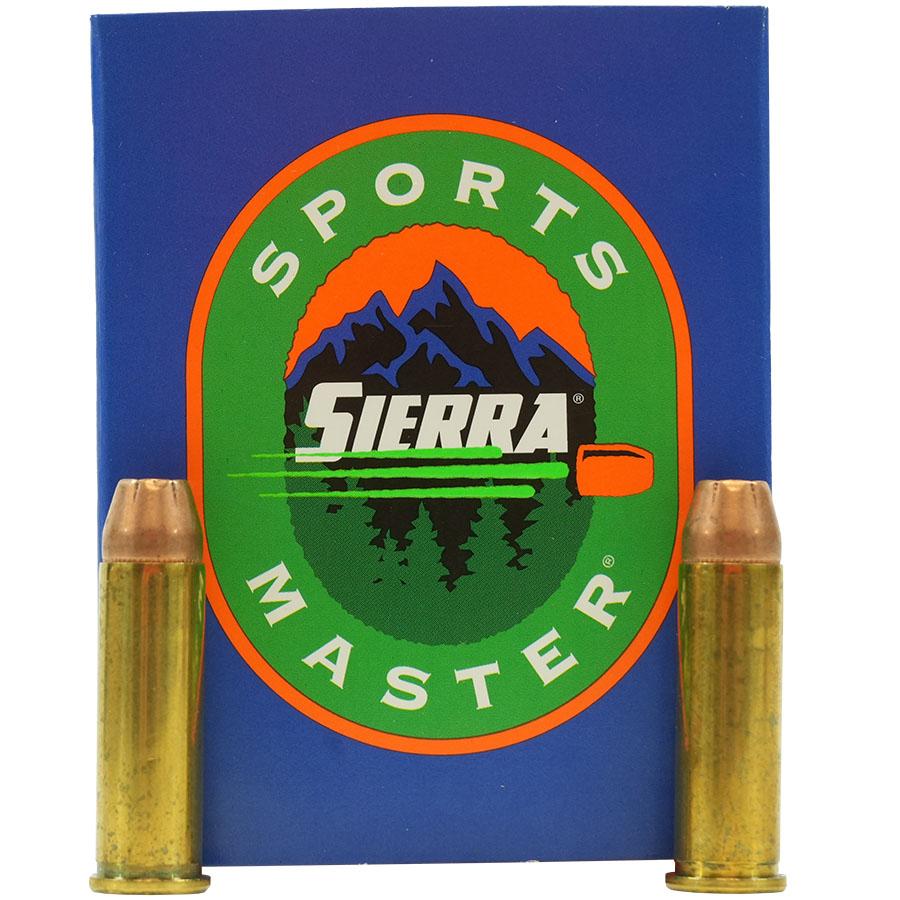 Sierra Sports Master Handgun Ammunition .38 Spl 125gr JHP 20/ct Picture of Sierra Bullets Sierra Sportsmaster 38 Special 125gr JHP Ammo 20/Box