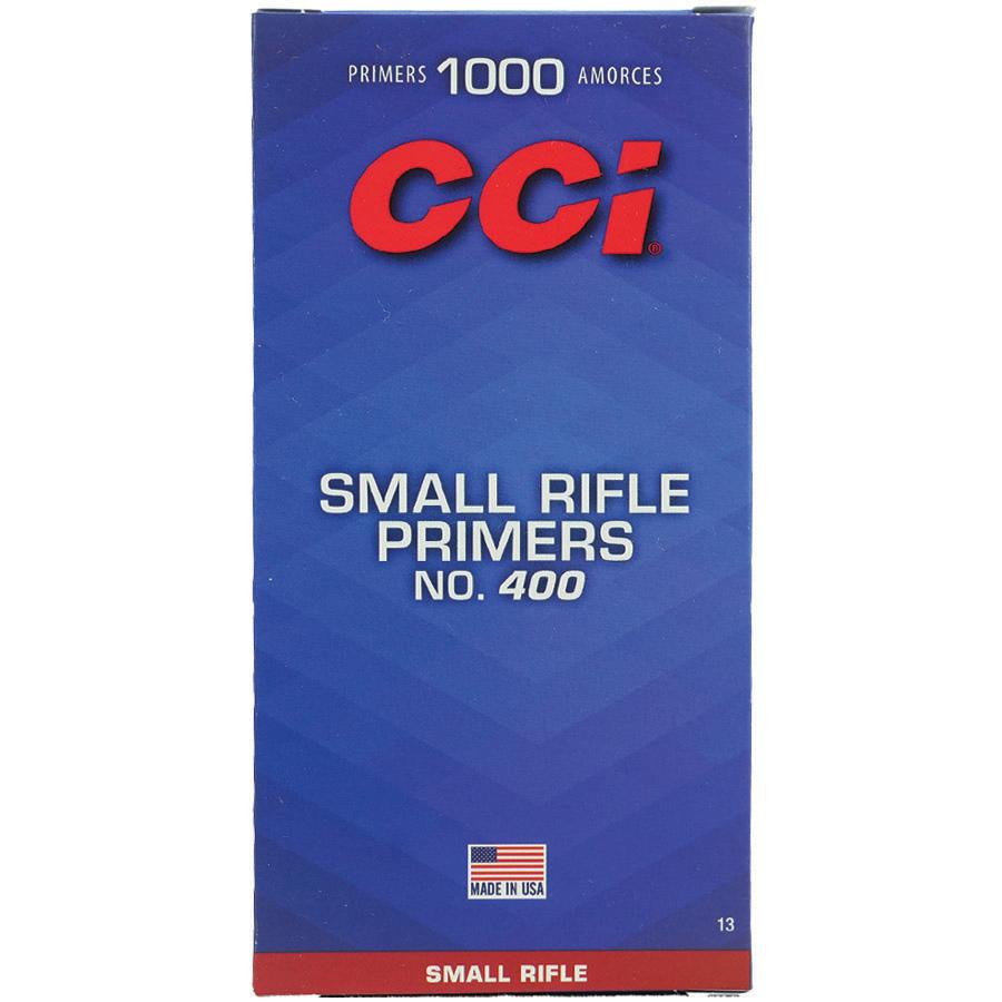 CCI Standard Primers #400 Small Rifle - 1000/ct Picture of Cci CCI #400 STD SMALL RIFLE PRIMER 1000CT