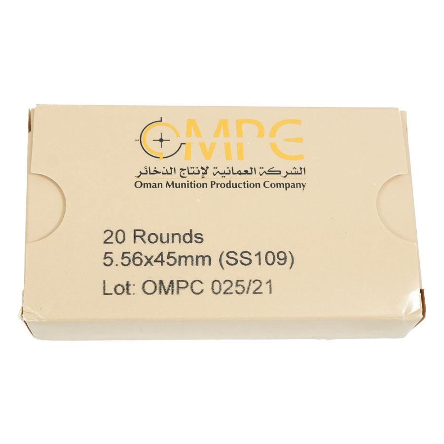 OMPC M855 Steel Core Rifle Ammunition 5.56mm 62gr FMJ 3020 fps 800rds (Boxed in Metal Can) Picture of Used Goods SS109 62 Grain Full Metal Jacket Steel Core 800 Rounds in Ammo Can