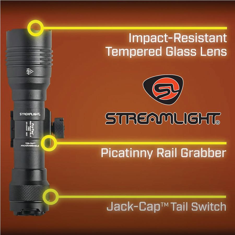 Streamlight ProTac Rail Mount HL-X Pro USB System Black Picture of Streamlight Streamlight ProTac Rail Mount HL-X Pro USB System