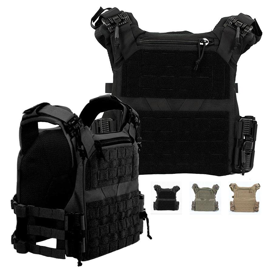 MKS Full Forge Gear Plate Carrier Shelter Black Picture of MKS SUPPLY LLC MKS Plate Carrier Shelter Black